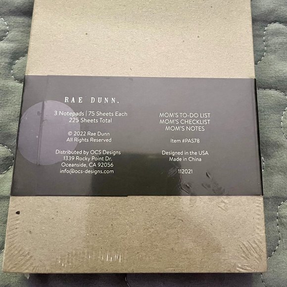 NWT Rae Dunn Notepad Set - Picture 2 of 2